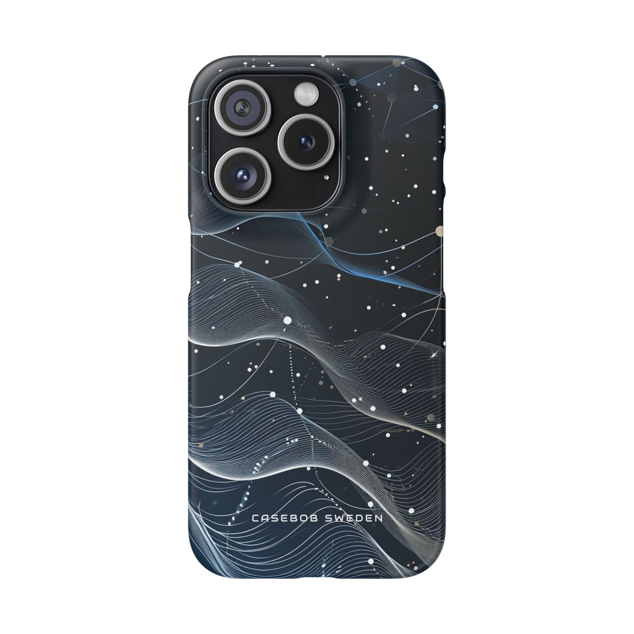 Gradient Neural Waves iPhone 15 - Slim Phone Case