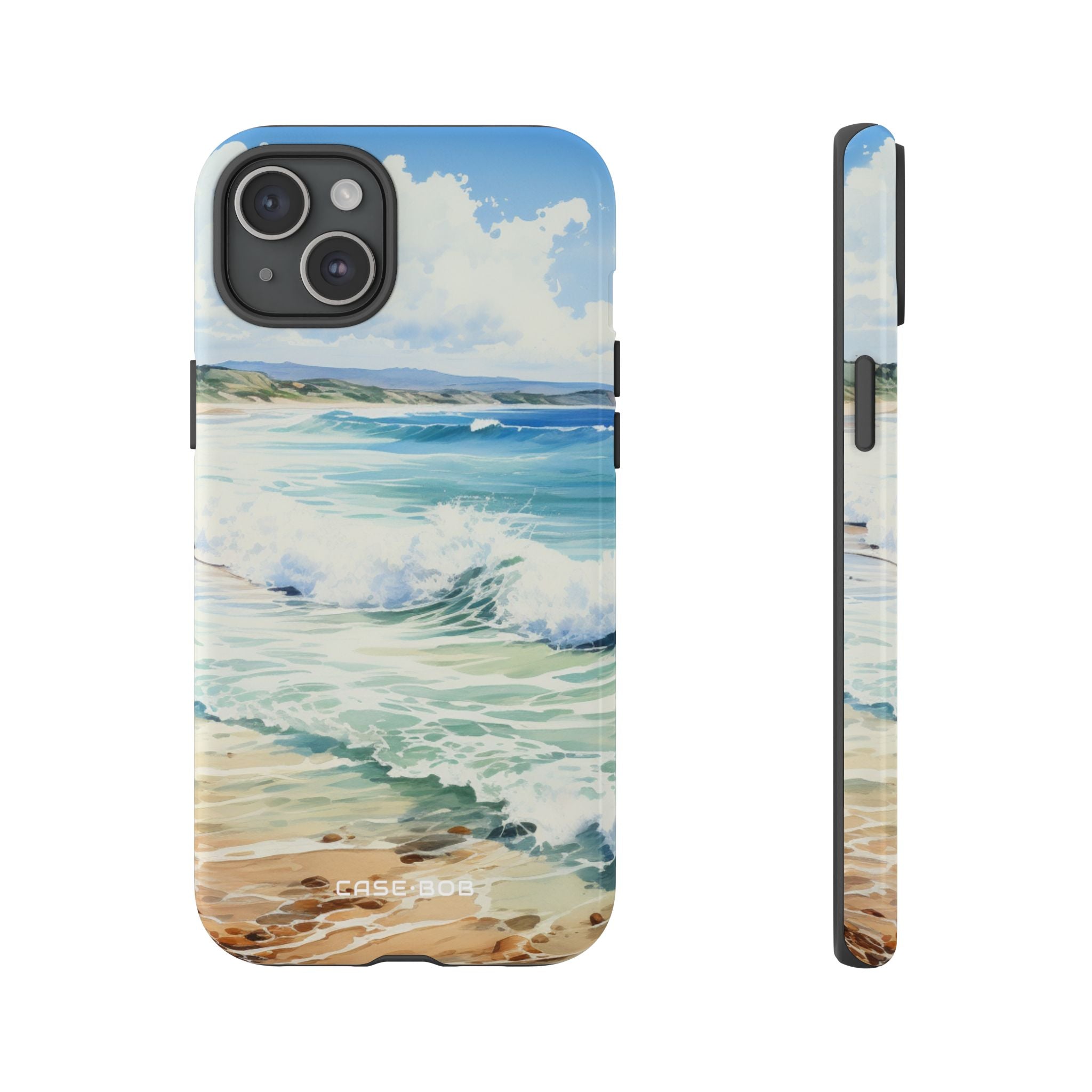 Foamy Wave Breeze iPhone 15 Plus Case - Tough