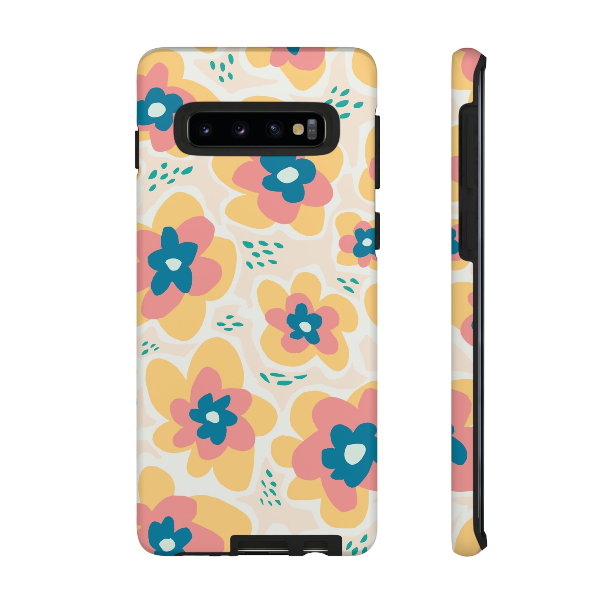 Yellow Happy Flower - Protective Phone Case