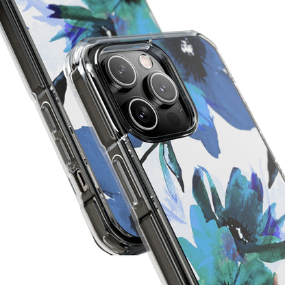 Blue Blossom Radiance iPhone 14 Pro Max Case - Impact