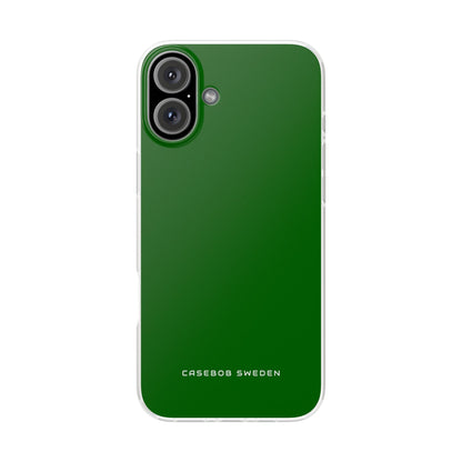 Dark Green iPhone 16 - Flexi Phone Case