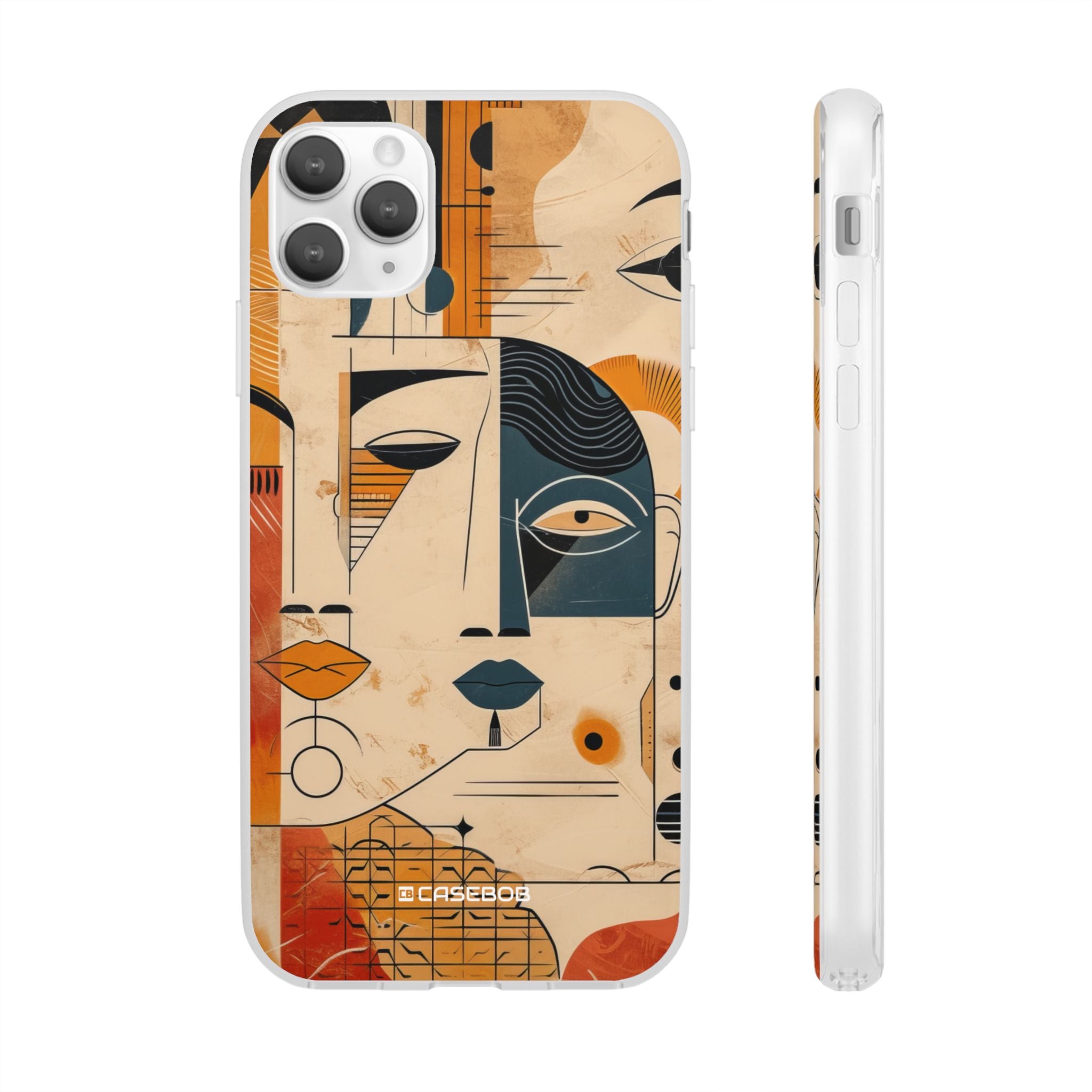 Cubist Introspection | Flexible Phone Case for iPhone