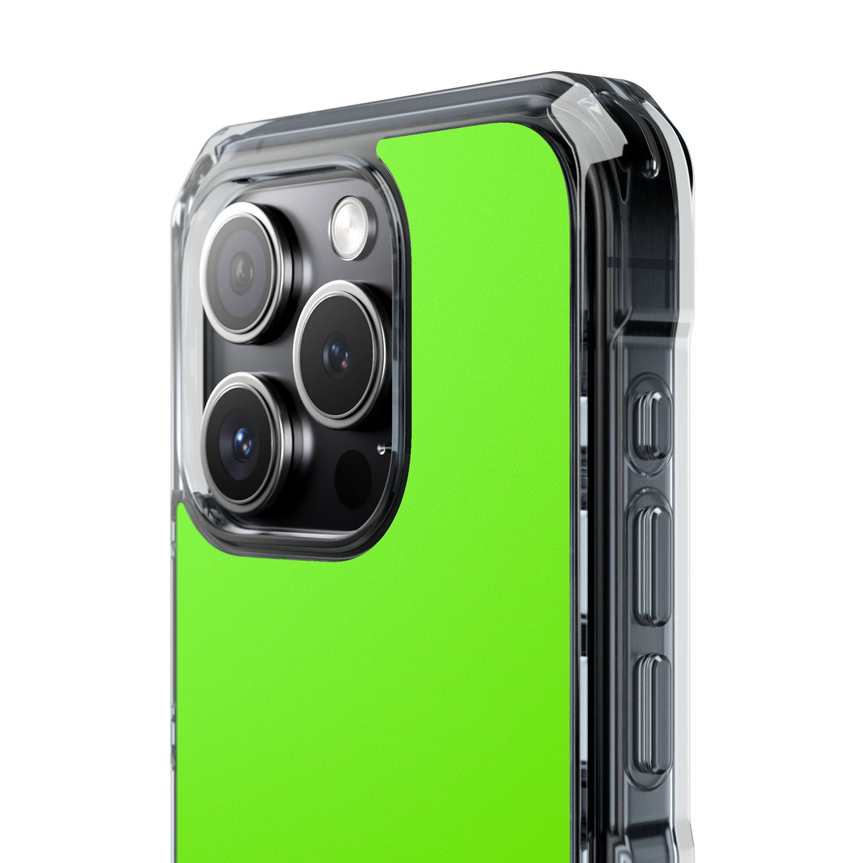 Lawn Green | Phone Case for iPhone (Clear Impact Case - Magnetic)