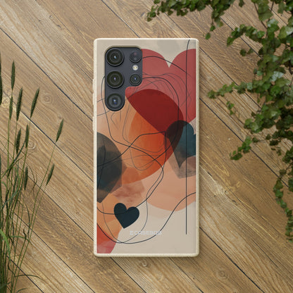 Abstract Heart Harmony | Biodegradable Phone Case