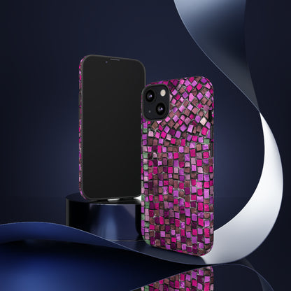 Purple Mosaic - Protective Phone Case