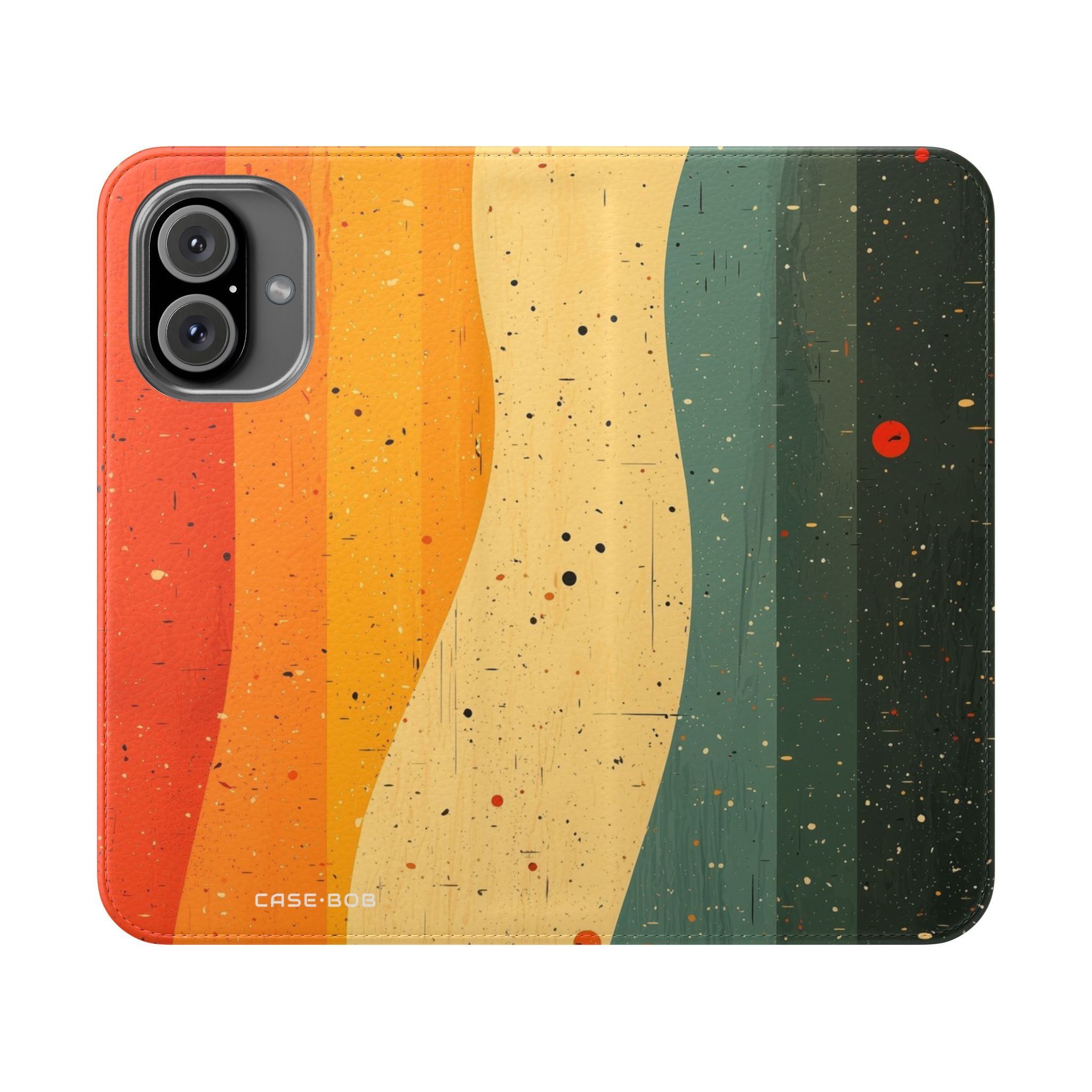 Wavy Spectrum - iPhone 16  Case - Wallet