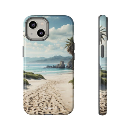 Footprints Trace Sand - iPhone Case