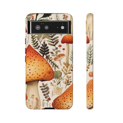 Mushrooms Sprout Cheerfully - Google Pixel Case