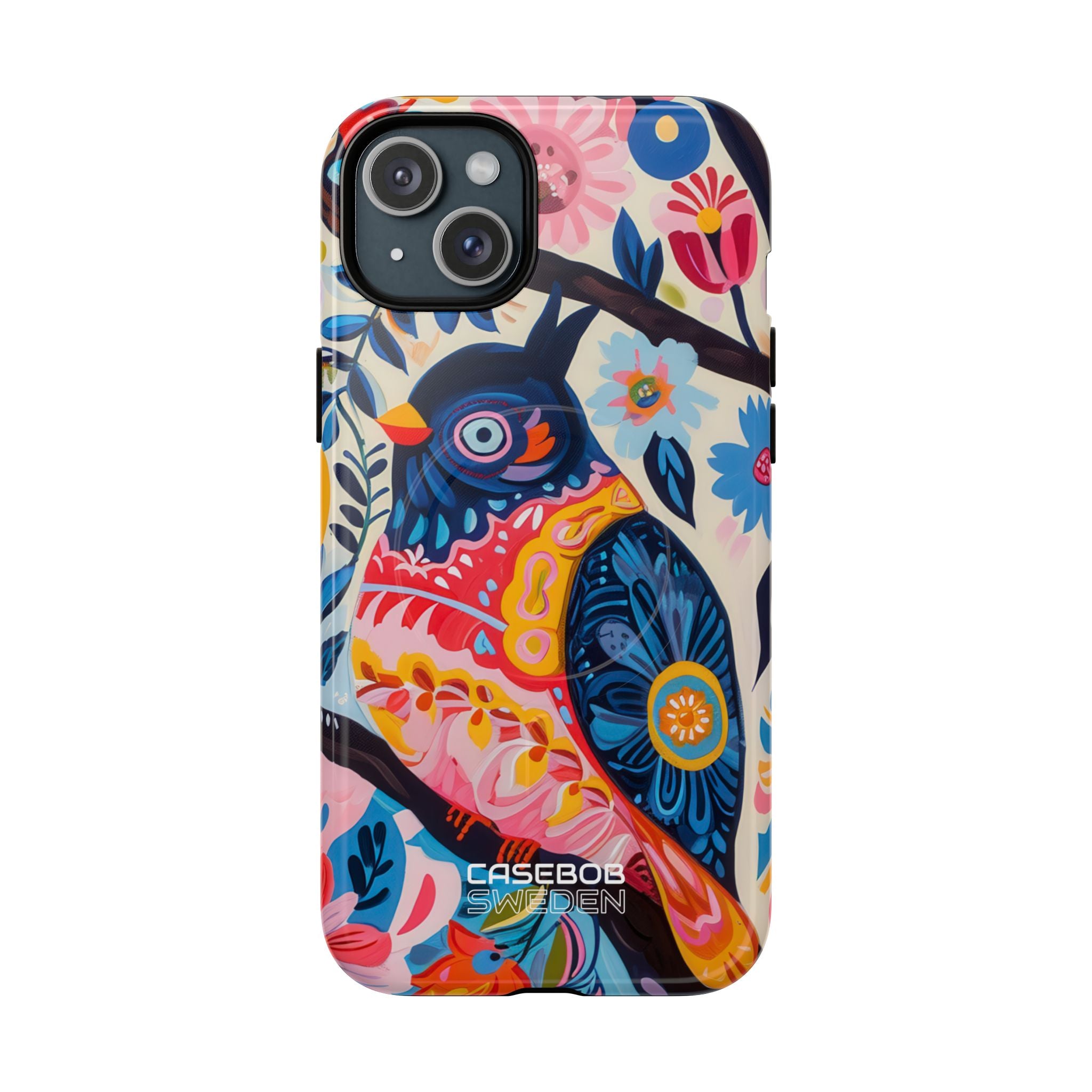 Whimsical Owl Garden iPhone 15 - Tough+