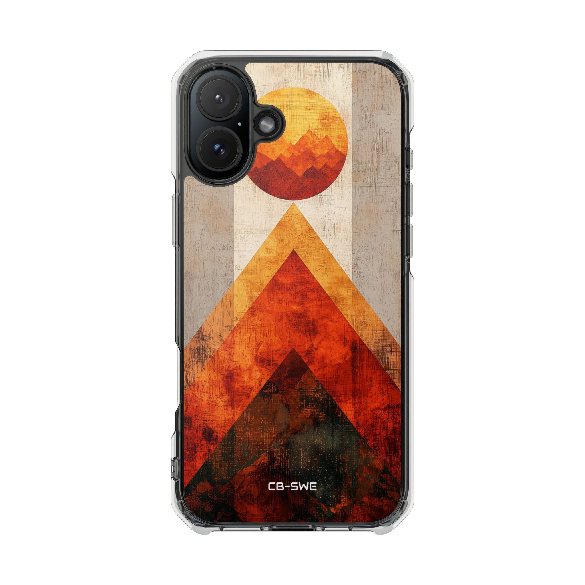 Sun Embraces Mountains iPhone Case - Impact