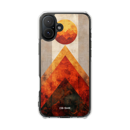 Sun Embraces Mountains iPhone Case - Impact