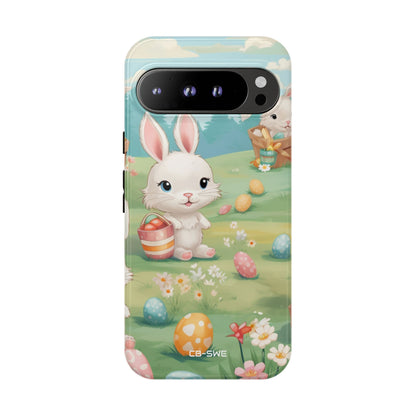 Bunnies Hunt Eggs - Google Pixel Case