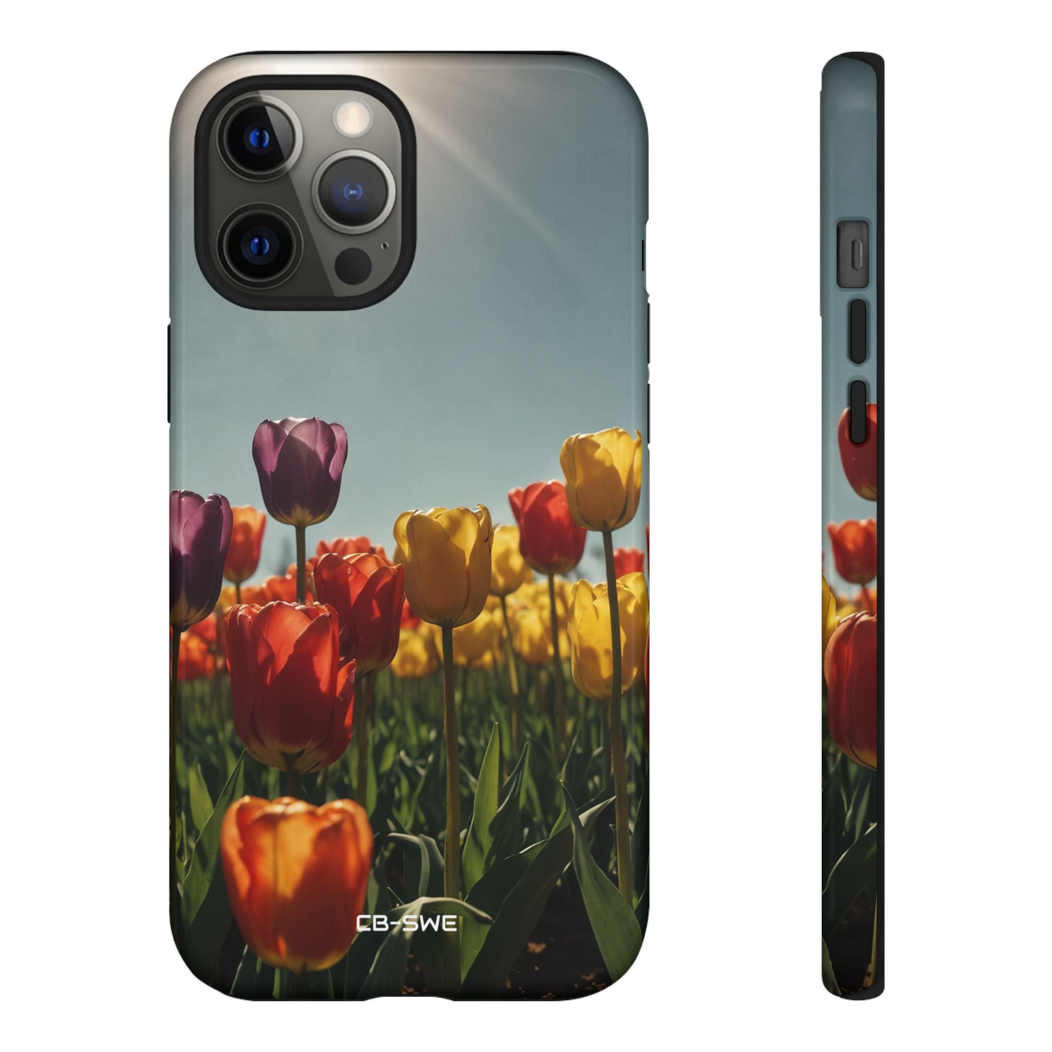 Tulips Embrace Sunlight - iPhone Case