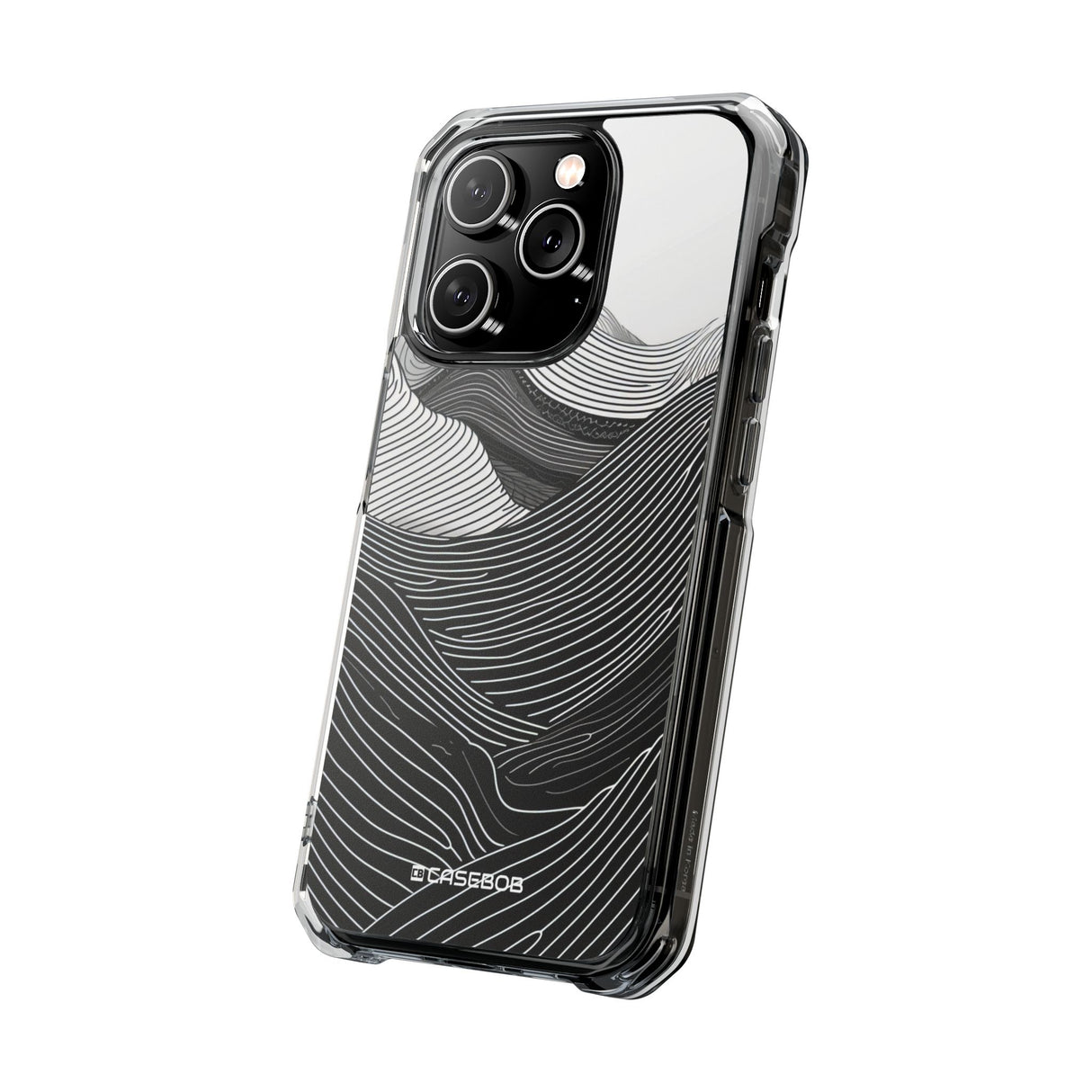 Optical Fluidity - Phone Case for iPhone (Clear Impact - Magnetic)