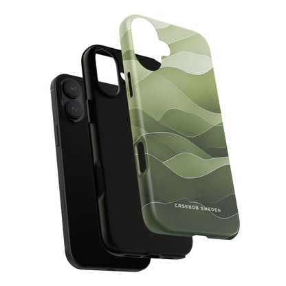 Gradient Emerald Drift iPhone 16 - Tough Phone Case