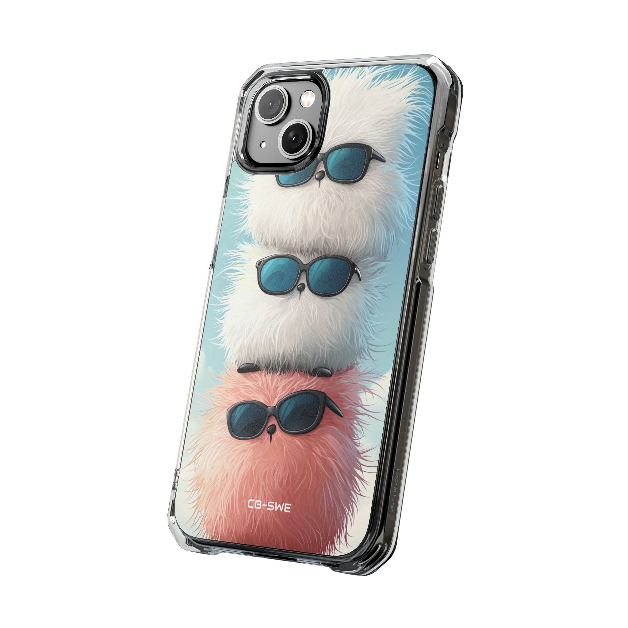 Fluffy Creatures Stack iPhone Case - Impact