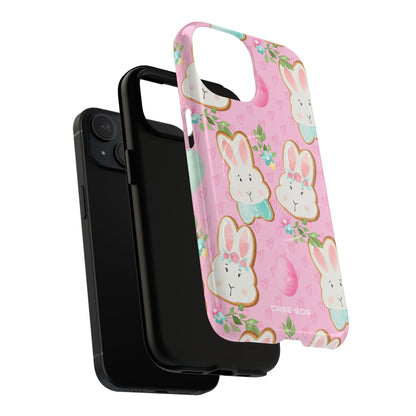 Bunny Blossom iPhone 15 Case - Tough+