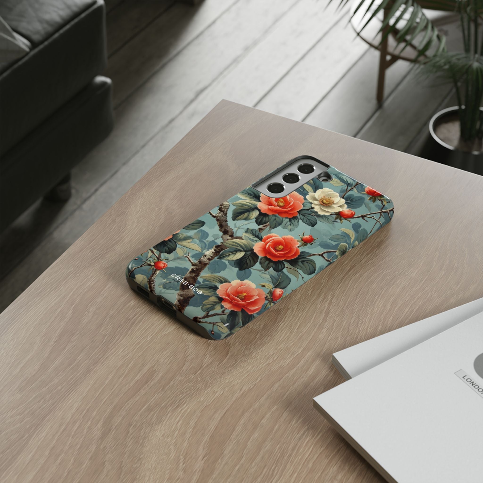 Coral Bloom Samsung S22 Plus Case - Tough
