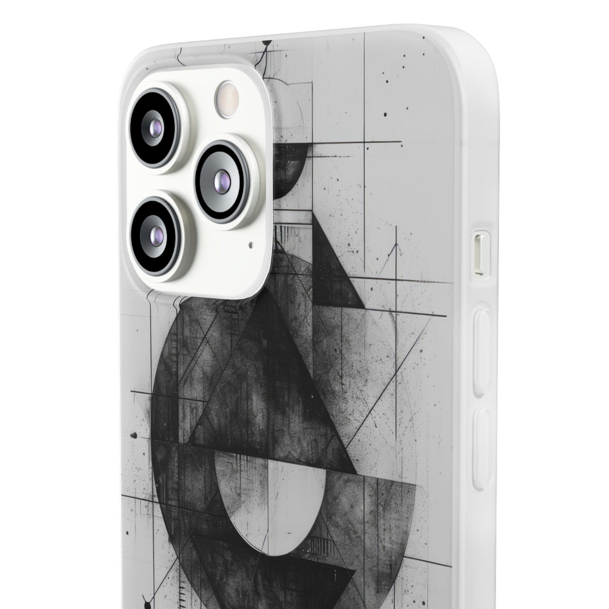 Monochrome Geometry | Flexible Phone Case for iPhone