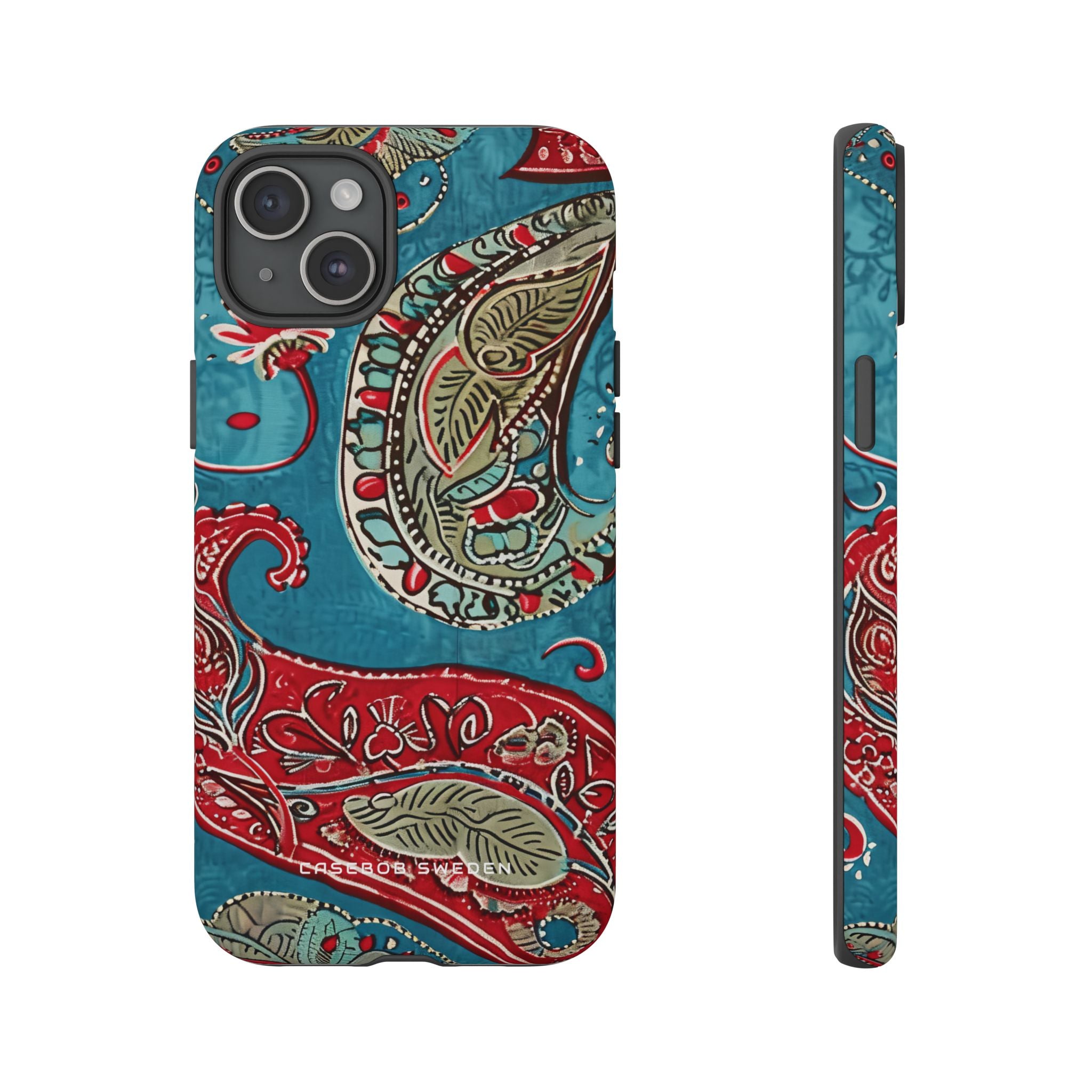 Vintage Paisley Elegance iPhone 15 - Tough Phone Case