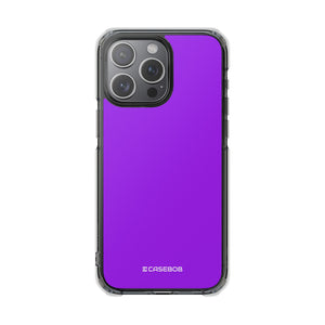 Purple Charm | Phone Case for iPhone (Clear Impact Case - Magnetic)