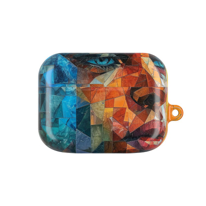 Mosaic Gaze Blue - AirPods Case