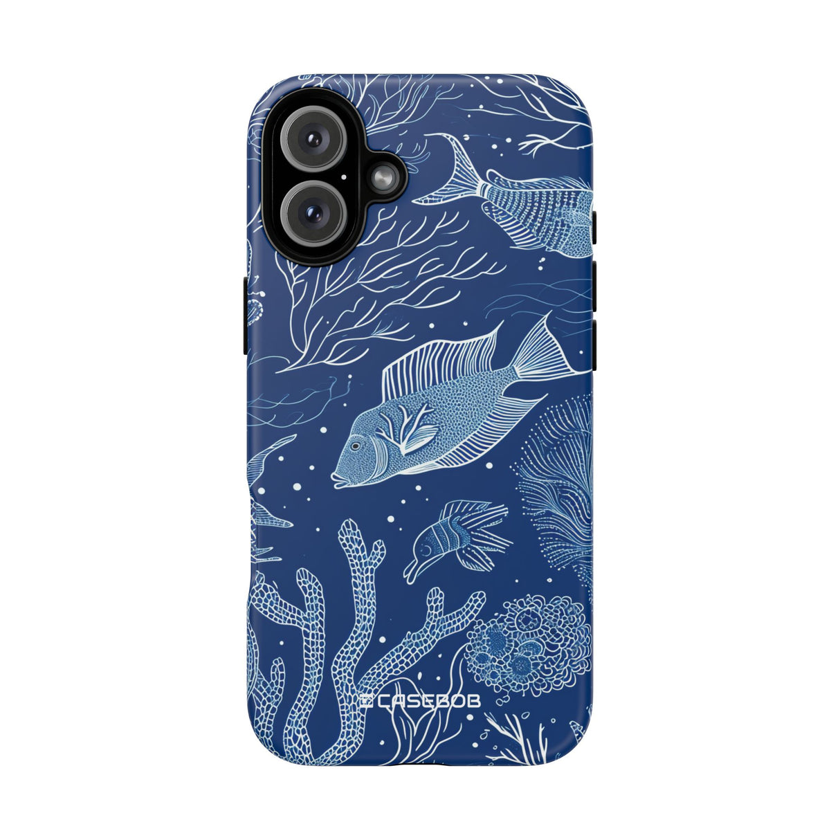 Underwater Serenity: Intricate Line Art - for iPhone 16