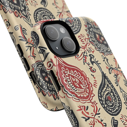 Vintage Paisley Elegance iPhone 15 | Tough+ Phone Case