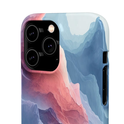 Mountain Wave Serenity - Slim iPhone 14 Phone Case