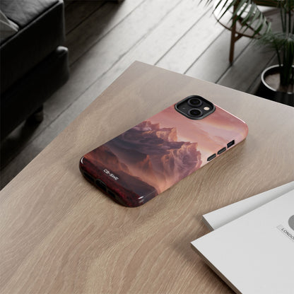 Vibrant Peaks Emerge - iPhone Case