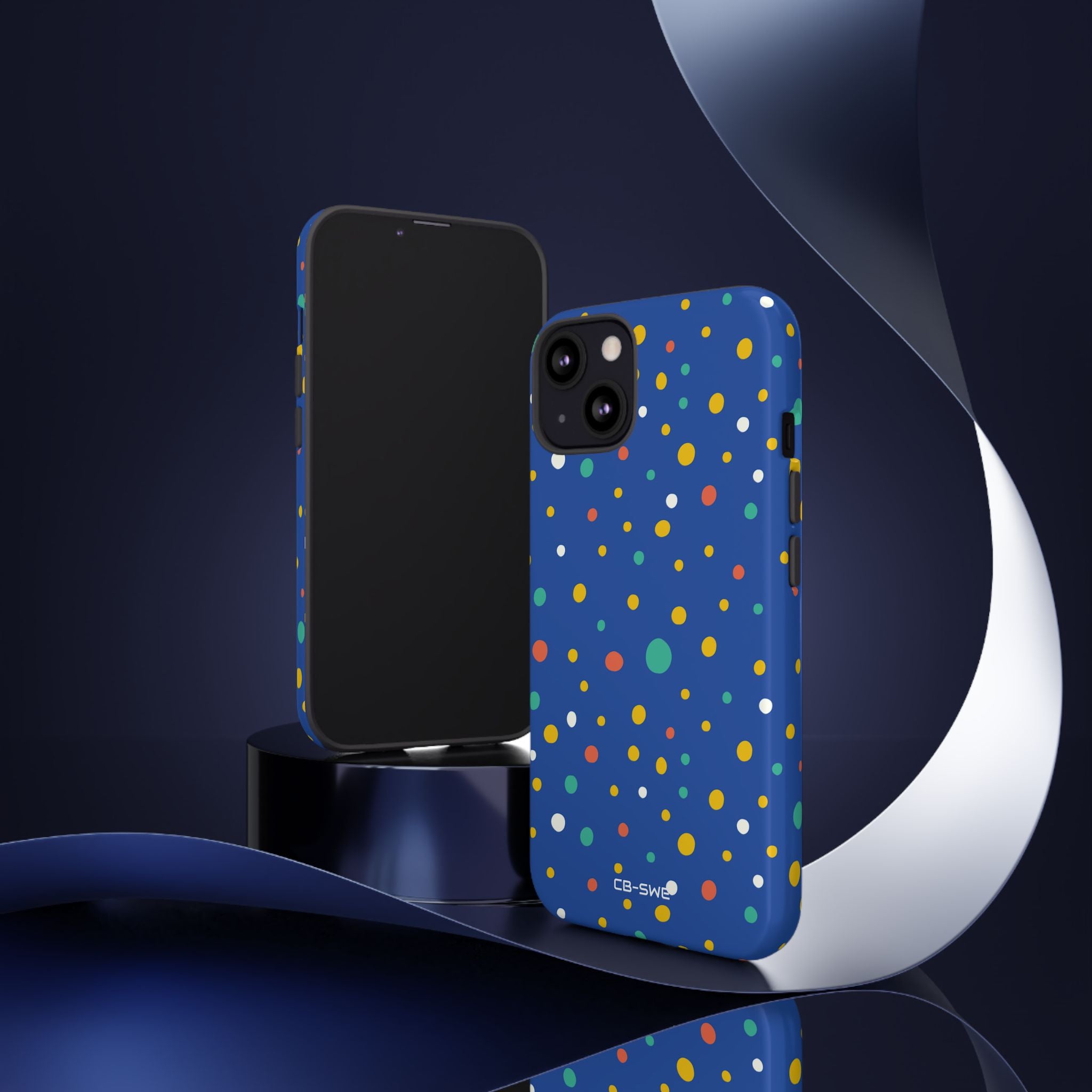 Colorful Dots Dance - iPhone Case