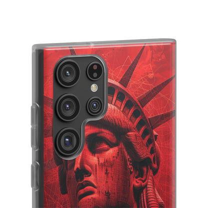 Red Liberty Revolution | Flexible Phone Case for Samsung Galaxy