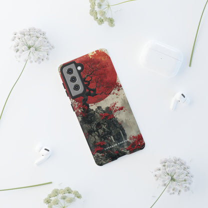 Zen Serenity in Red Harmony  Samsung S21 - Tough Phone Case