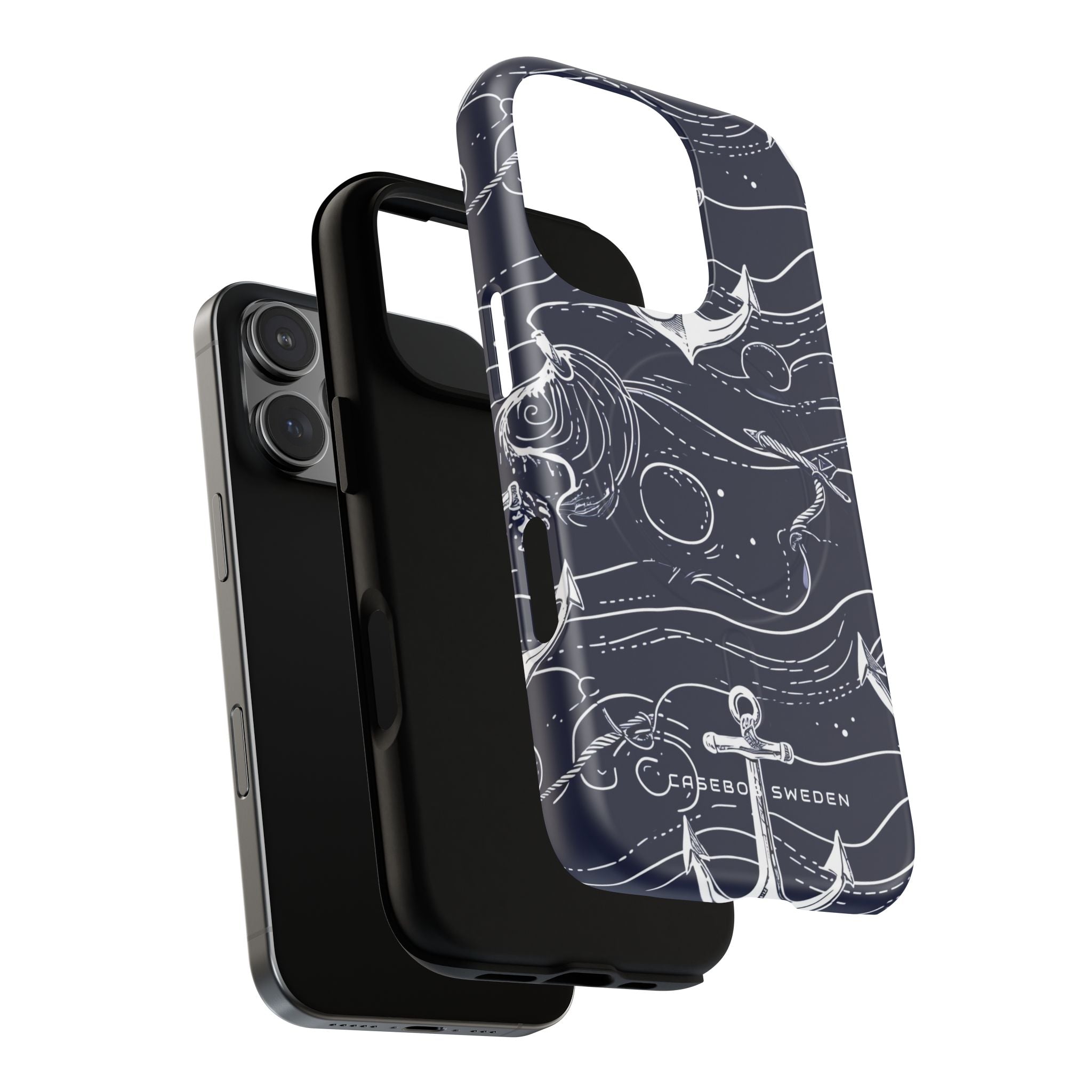 Gradient Anchorflow Waves iPhone 16  Tough+ Phone Case