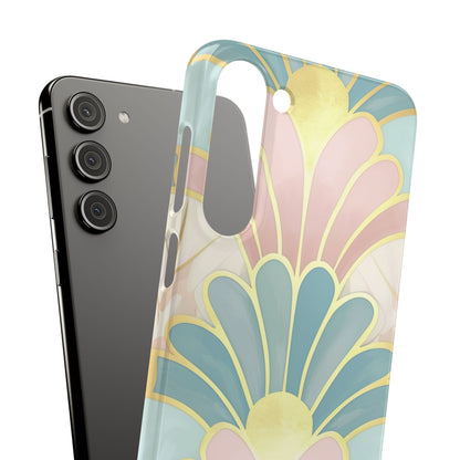 Pastel Deco Elegance - Slim Samsung S23 Phone Case