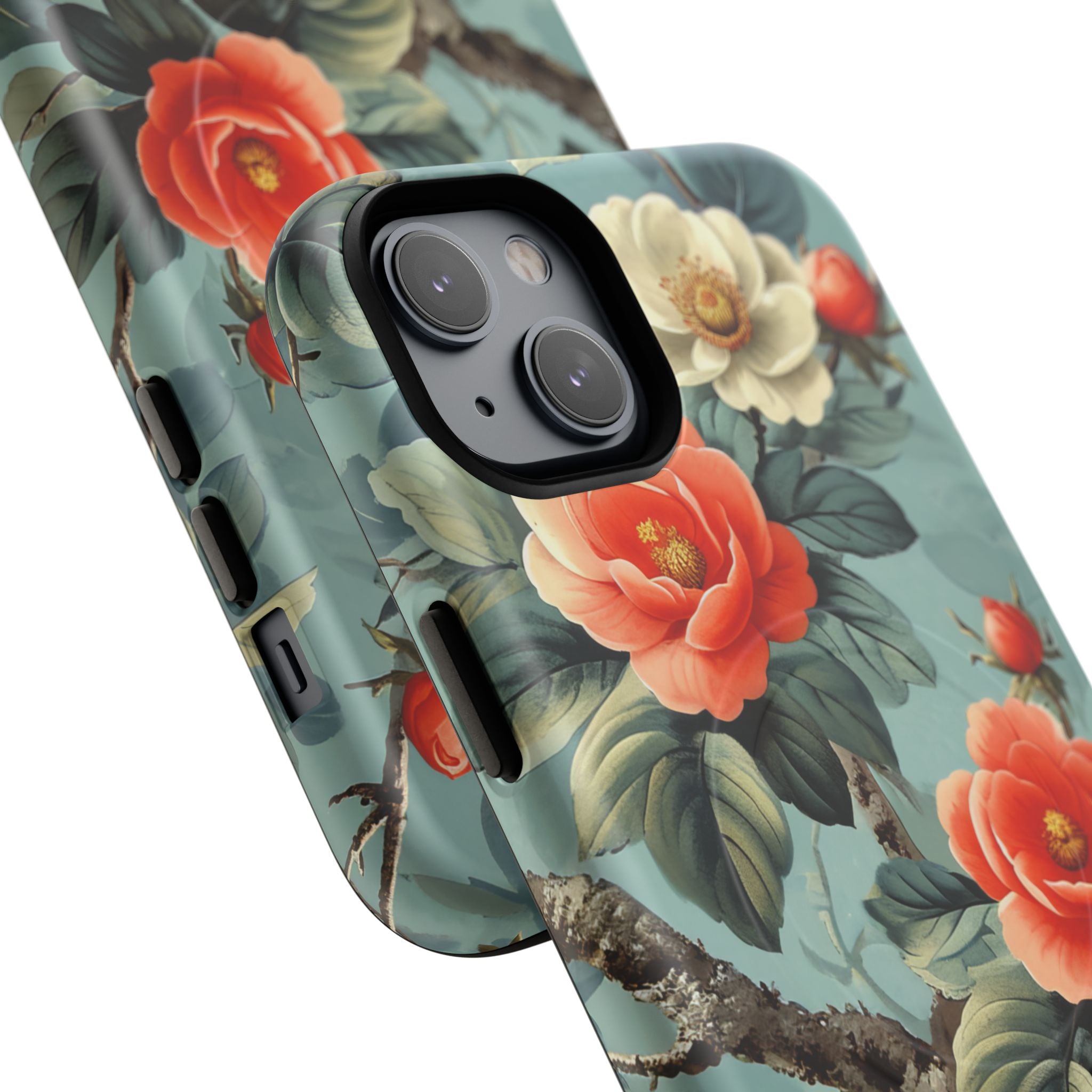 Vintage Floral Romance iPhone 14 | Tough+ Phone Case