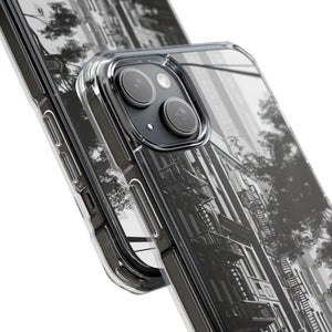 Urban Serenity - Phone Case for iPhone (Clear Impact - Magnetic)