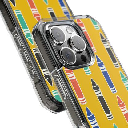 Crayons Dance Joyfully iPhone Case - Impact