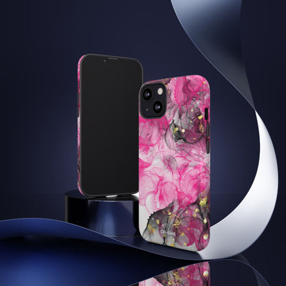 Vibrant Pink Swirls - iPhone Case