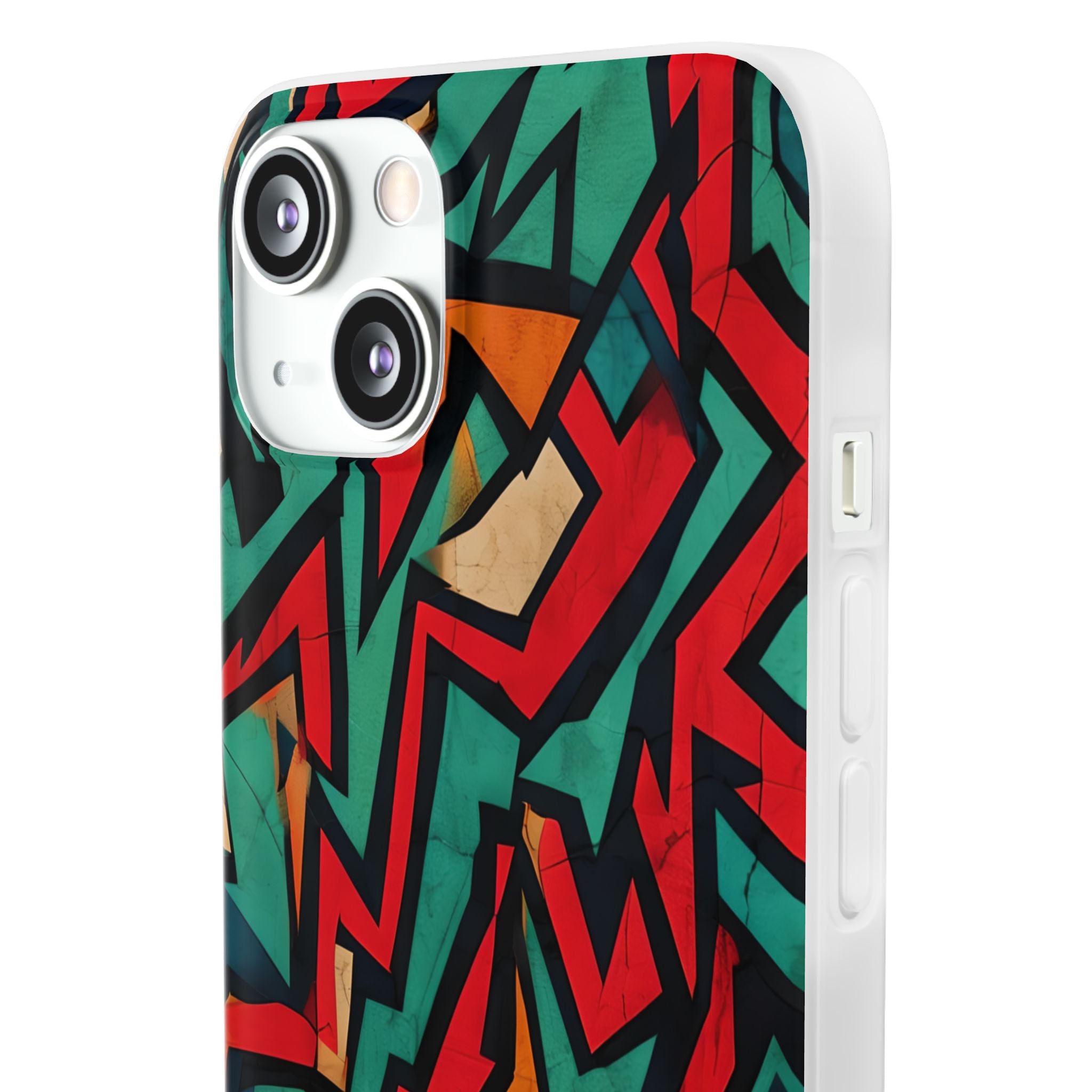 Crimson Zigzag iPhone 13 - Soft
