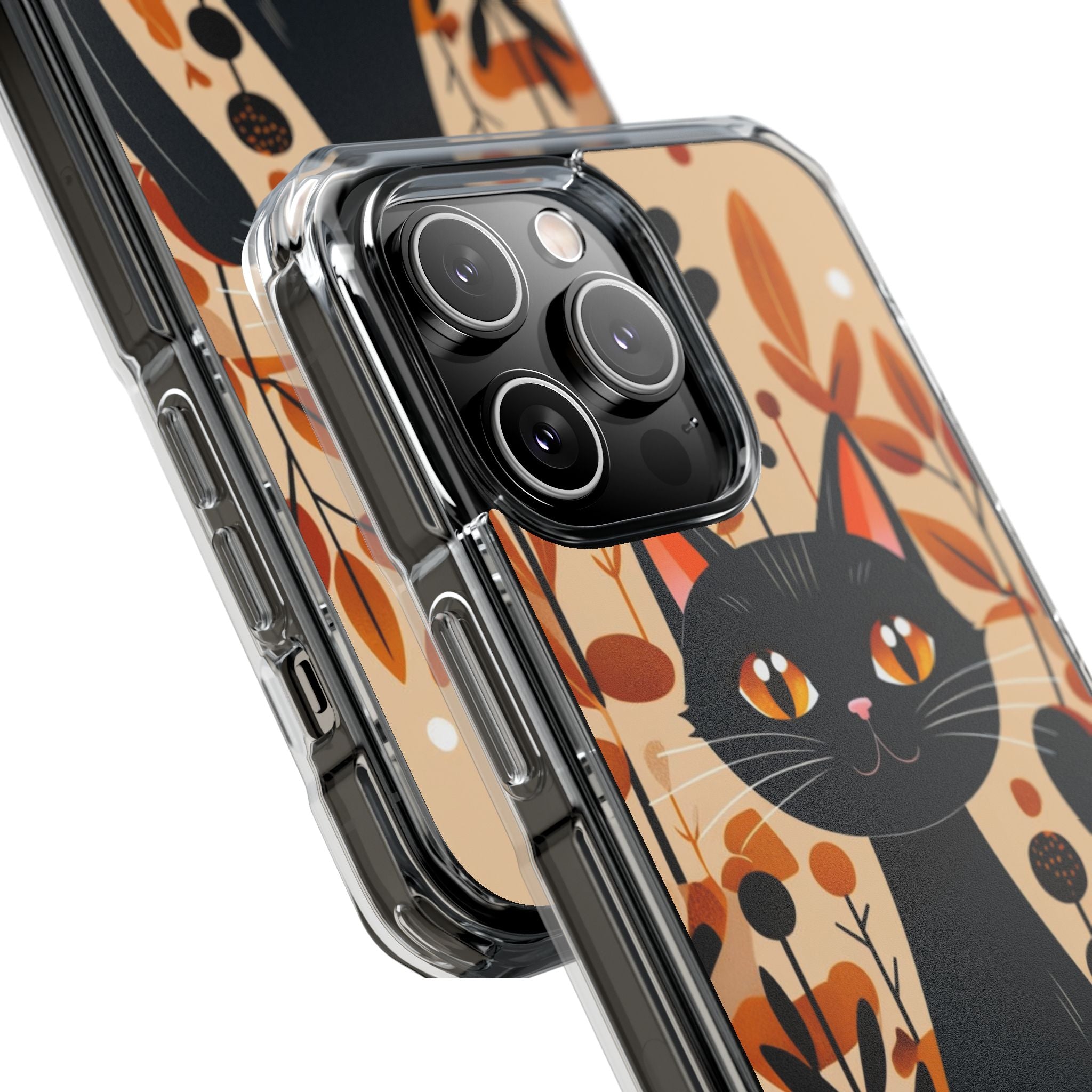 Autumnal Cat Whimsy iPhone Case - Impact