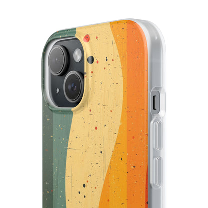 Wavy Forest Veil iPhone 15 Case - Soft