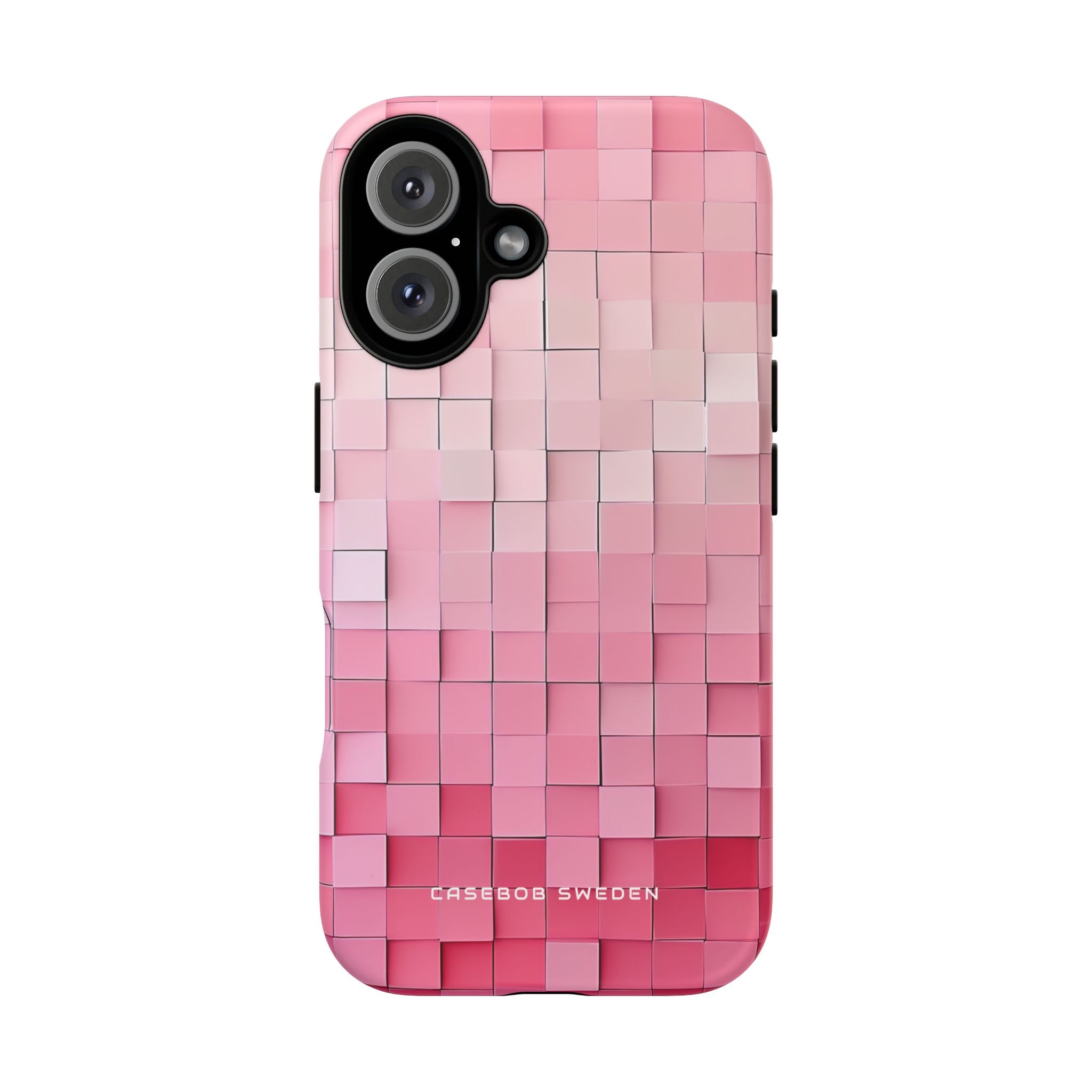 Gradient Pink Mosaic iPhone 16 - Tough Phone Case