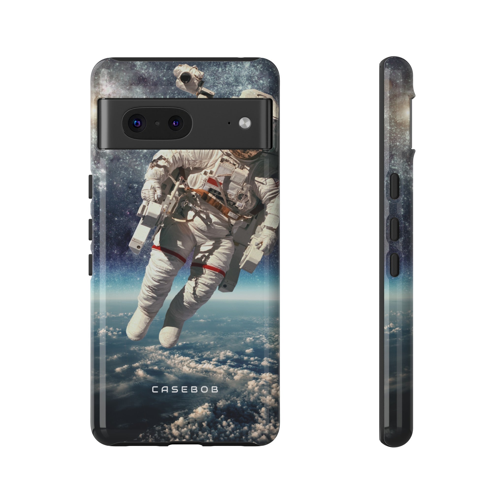 Astronaut in outer space - Protective Phone Case