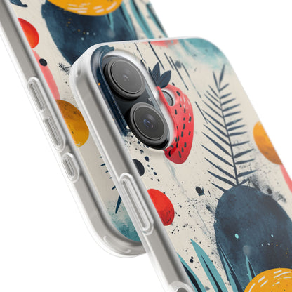 Vibrant Fruit Canvas - Flexi iPhone 16 Phone Case