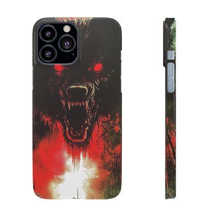 Bloodmoon Wolf's Lament iPhone 13 - Slim Phone Case