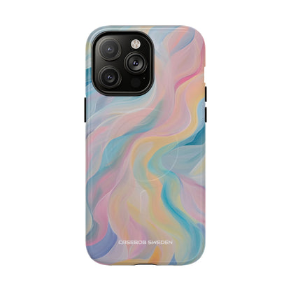 Dreamy Pastel Swirls - Tough + MagSafe® iPhone 14 Phone Case