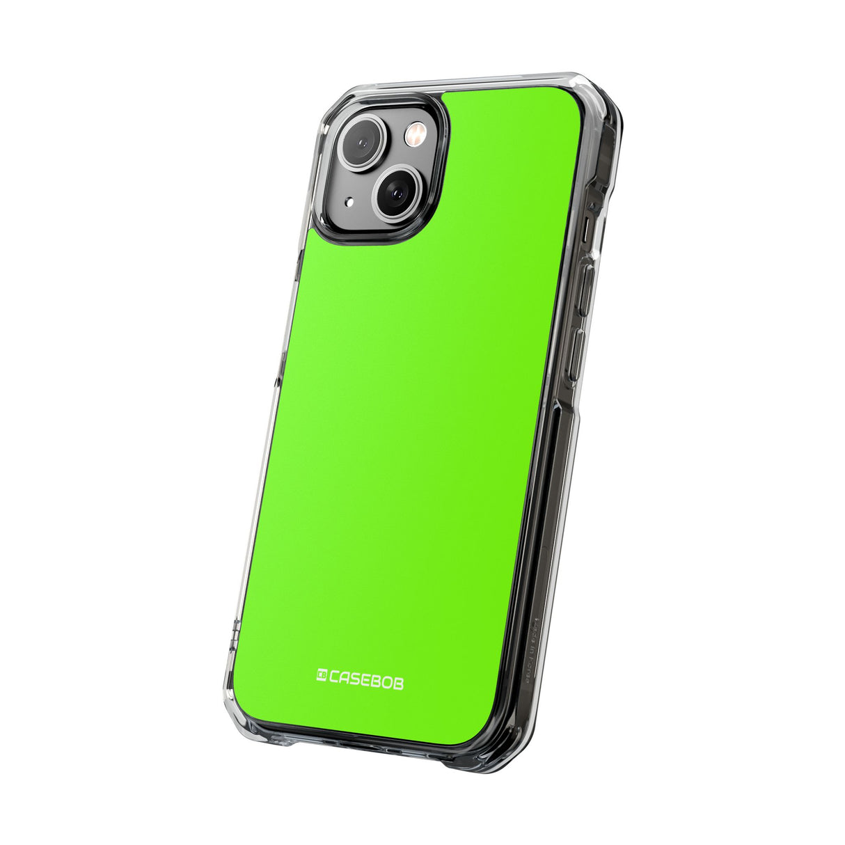 Lawn Green | Phone Case for iPhone (Clear Impact Case - Magnetic)