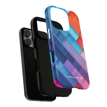 Vibrant GeoFlow iPhone 16 - Tough Phone Case