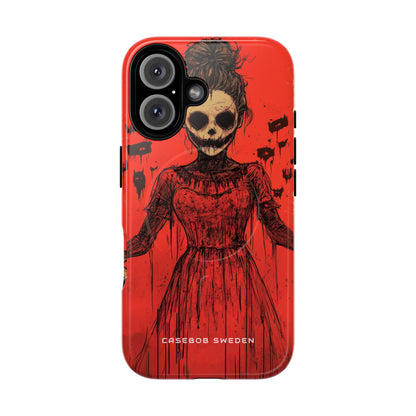 Haunting Scarlet Descent iPhone 16 | Tough+ Phone Case